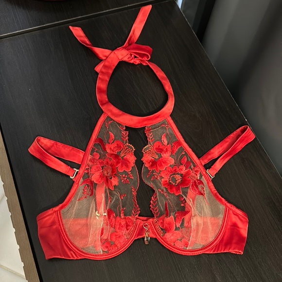 Honey Birdette Intimates & Sleepwear Honey Birdette Belle Red Bra